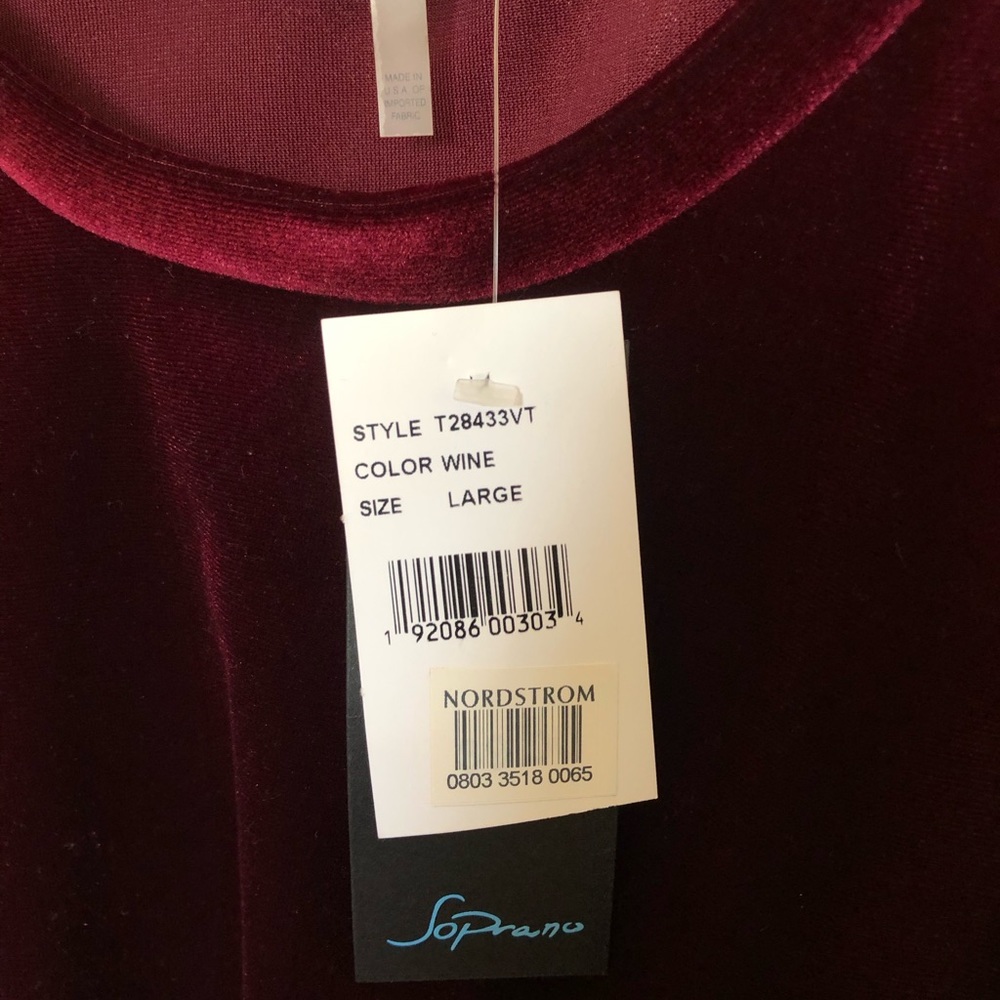 Velvet Knotted Tee - Picture 4 of 5